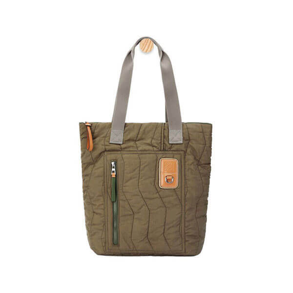 ロエベ キルティング テキスタイル ジッパー トップ ショッパー B664U42X04